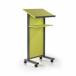 podium mobile lectern lime