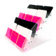 6‑Tier Clear Merchandiser Display for Conference Ribbons