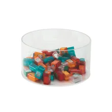 Clear Acrylic Cylinder Container – Stackable, Multi-Size Options for Events & Office Use