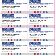 Custom & Standard Badge Paper – Flexible Event Layouts