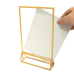 Gold Acrylic Sign Holder Gold Acrylic Sign Holder
