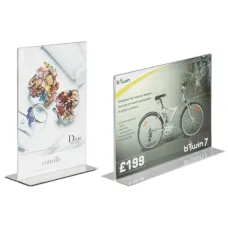 Freestanding Supervue Acrylic Poster Holder Freestanding Supervue Acrylic Poster Holder