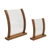 Menu Sign Holder – Curved Wood Menu Sign Holder – Curved Wood