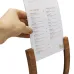 Menu Sign Holder – Curved Wood Menu Sign Holder – Curved Wood