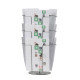 9x A4 Pocket Desktop Revolving Brochure Display 
