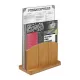 Tiered Wooden Menu Holder