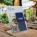 A4 Poster Holder with Built-In Leaflet Dispenser 