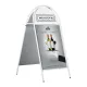 Rounded A Board with Magnetic Cover – A1 Pavement Sign for Outdoor Promotions