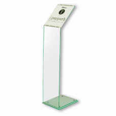 Angled Acrylic A4 Menu & Poster Display Stand – Freestanding Perspex Holder