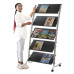 Modern Mobile Literature Rack – Ergonomic, High-Capacity & Venue-Ready Modern Mobile Literature Rack – Ergonomic, High-Capacity & Venue-Ready