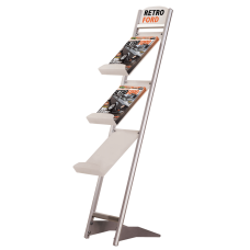 Angled Brochure Display Unit – Sleek, Tiered & Customer-Focused Angled Brochure Display Unit – Sleek, Tiered & Customer-Focused