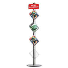 Freestanding Leaflet Dispenser with Custom Header – Branded, Versatile & Visitor-Ready Freestanding Leaflet Dispenser with Custom Header – Branded, Versatile & Visitor-Ready
