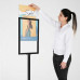 Freestanding Black Double‑Sided Poster Display Stand | A2 & A1 Freestanding Black Double‑Sided Poster Display Stand | A2 & A1