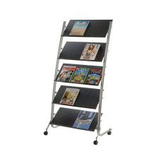 Modern Mobile Literature Rack – Ergonomic, High-Capacity & Venue-Ready Modern Mobile Literature Rack – Ergonomic, High-Capacity & Venue-Ready