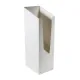 White Floor Standing Magazine Stand – Sleek, Space-Saving & High-Capacity