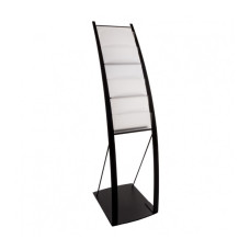 Modern Floor Standing Magazine Rack 6 x A4 Modern Floor Standing Magazine Rack 6 x A4
