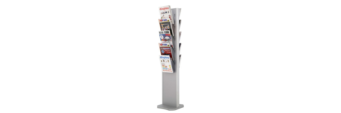 Totem Style Floor Standing Literature Display