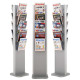 Totem 10 Pocket Floor Standing Magazine Holder – Sleek, Tall & Event-Ready