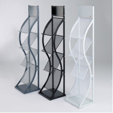 Free Standing Mesh Brochure Holder – Sleek, Mobile & Customisable Free Standing Mesh Brochure Holder – Sleek, Mobile & Customisable