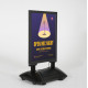 Illuminated Double-Sided LED Pavement Sign – A1 Poster Display Illuminated Double-Sided LED Pavement Sign – A1 Poster Display