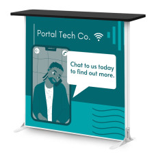Double-Sided LED Counter Lightbox Display Double-Sided LED Counter Lightbox Display