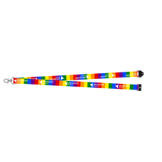 Custom Rainbow Lanyards – Vertical Custom Rainbow Lanyards – Vertical