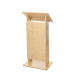 Contemporary Wooden Lectern – Sleek Simplicity for Professional Spaces Contemporary Wooden Lectern – Sleek Simplicity for Professional Spaces