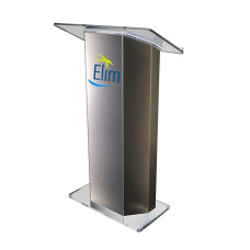 Premium Aluminium AV Lectern – Sleek, Branded & Built for AV Premium Aluminium AV Lectern – Sleek, Branded & Built for AV
