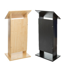 Contemporary Wooden Lectern – Sleek Simplicity for Professional Spaces