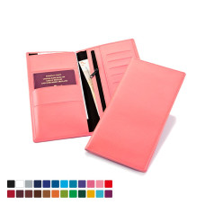 Vegan PU Travel Wallet – Elegant, Eco-Friendly & Customisable