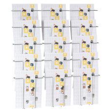 Wire Wall Mounted Brochure Rack – Multi‑Pocket A4/A5 Display
