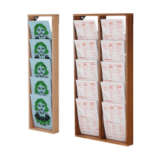 Wooden Wall-Mounted Magazine Rack – Elegant, Efficient & Built to Organise