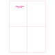 A6 Perforated Badge Paper A6 Perforated Badge Paper