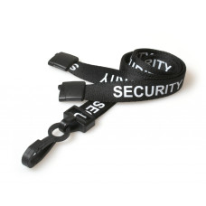 Black “Security” Lanyards Black “Security” Lanyards
