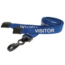 "Visitor" Lanyards Plastic Clip "Visitor" Lanyards Plastic Clip