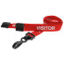 "Visitor" Lanyards Plastic Clip 