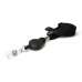 Plain Lanyards Built-In Card Reel 