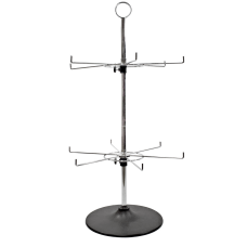 12-Hook Chrome Lanyard Stand – Stylish Organizer for Registration Areas 12-Hook Chrome Lanyard Stand – Stylish Organizer for Registration Areas