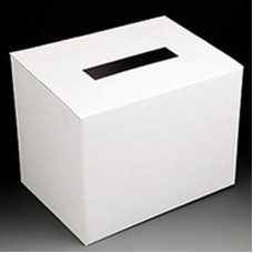 Cardboard Desktop Ballot Box — Lightweight, Cost-Effective & Easy to Assemble Cardboard Desktop Ballot Box — Lightweight, Cost-Effective & Easy to Assemble