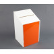 Spacious White Acrylic Suggestion Box – Wall-Mountable or Countertop Use