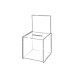 Clear Acrylic Suggestion Box with Large Sign Holder