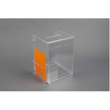 Clear Acrylic Collection Box with A5 Poster Holder — Compact, Versatile & Display-Friendly Clear Acrylic Collection Box with A5 Poster Holder — Compact, Versatile & Display-Friendly
