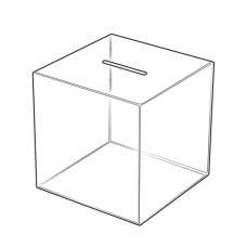 Large Clear Acrylic Suggestion Box — Lockable Option & Freestanding Compatible Large Clear Acrylic Suggestion Box — Lockable Option & Freestanding Compatible