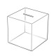 Large Clear Acrylic Suggestion Box — Lockable Option & Freestanding Compatible Large Clear Acrylic Suggestion Box — Lockable Option & Freestanding Compatible