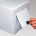 Lockable Ballot Box in Opaque Acrylic — Compact, Confidential & Stylish Lockable Ballot Box in Opaque Acrylic — Compact, Confidential & Stylish