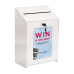 Lockable White Acrylic Suggestion & Ballot Box – Secure, Stylish & Versatile