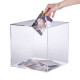 Clear Acrylic Suggestion Box — Spacious, Lightweight & Event-Ready