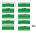 Woven Edge Conference Badge Ribbons – Straight Edge, Limited Colours