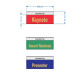 Woven Edge Conference Badge Ribbons – Straight Edge, Limited Colours