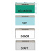 Colour‑Coded Badge Ribbon Options – Custom Colours Available Colour‑Coded Badge Ribbon Options – Custom Colours Available